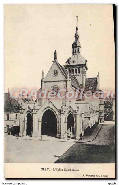 CPA Gray L'Eglise Notre Dame