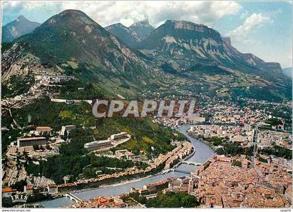 CPM Grenoble Ville olympique Vue aerienne Le Vieux Grenoble