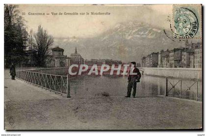 Dauphine CPA Grenoble Vue de Grenoble sur le Moucherotte