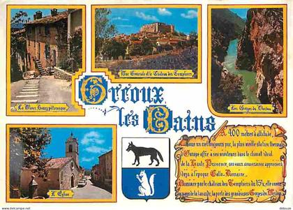 Carte Postale - 04 - Gréoux les Bains - Multivues - Blasons - Flamme Postale de Gréoux les Bains - CPM - Voir Scans Rect