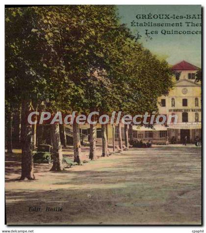 CPA Greoux les Bains Etablisement Thermal