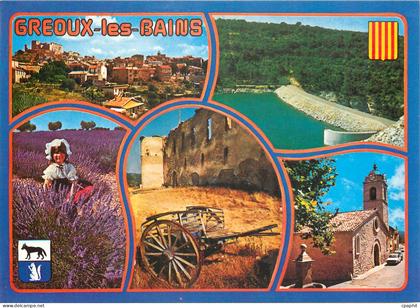 CPM Greoux les Bains Alpes de Haute Provence Station thermale climatique et touristique