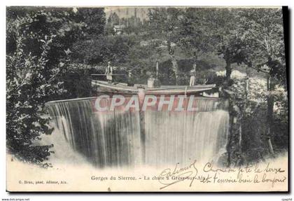 CPA Georges du Sierroz La chute a Gresy sur Aix