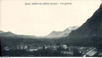 CPA Gresy sur Isere Savoie vue generale