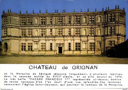 CPSM Grignan Drome le chateau