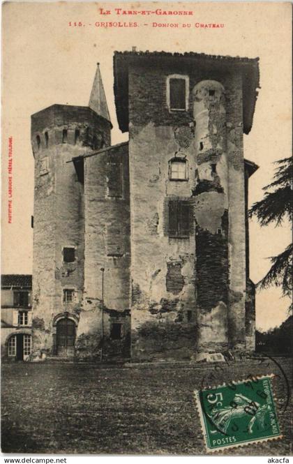 CPA GRISOLLES Le Chateau Donjon (979236)