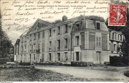 CPA Groslay Ancienne demeure des Beauharnais Facade principale