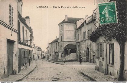 FRANCE - Groslay - Rue de Paris - vieille maison - ed Dengreville - CPA