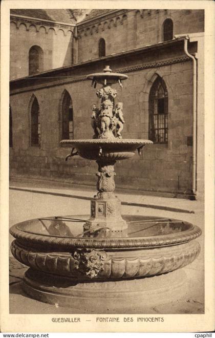 CPA Guebwiller Fontaine des Innocents