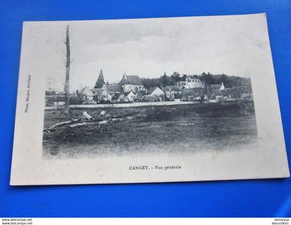 CANGEY-Indre-et-Loire,région Centre-Val de Loire-Carte Postale-CPA-Pr PANZOULT Semeuse 137 Cachet a date Rural a tiretés