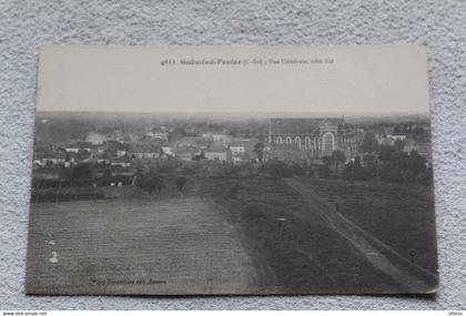 Cpa 1917, Guéméné Penfao, vue générale, côté Est , Loire atlantique 44