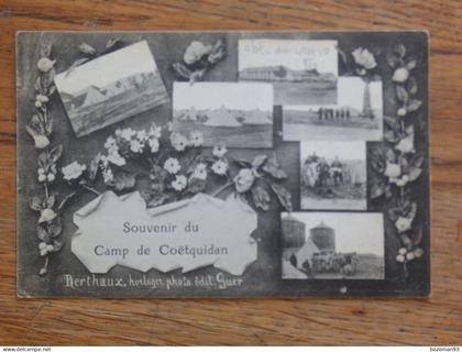 GUER COETQUIDAN (56) SOUVENIR DU CAMP DE COETQUIDAN