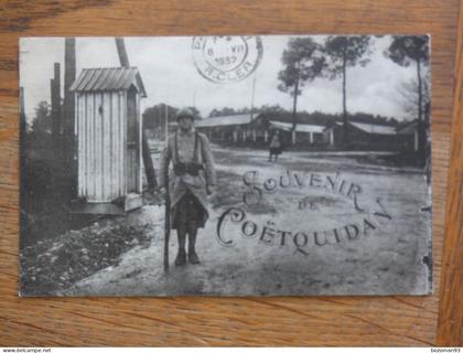 GUER COETQUIDAN (56)  SOUVENIR DU CAMP DE COETQUIDAN