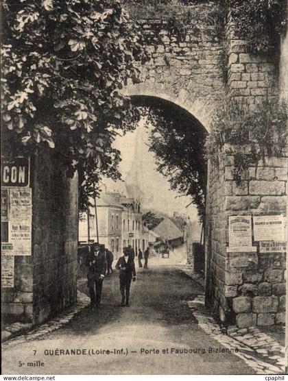 CPA Guerande Porte et faubourg Bizienne