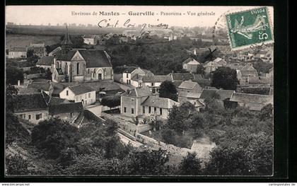 CPA Guerville, vue générale, Vue générale
