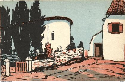 CPA L'abside de l'Église a GUETHARY (171860)