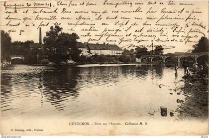 CPA Gueugnon Pont sur l'Arroux FRANCE (952866)