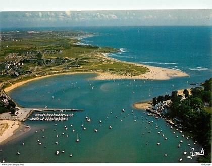 56 - Guidel - Le port du Bas-Pouldu, la plage et l'estuaire de la Laita - Vue aérienne - CPM - Voir Scans Recto-Verso
