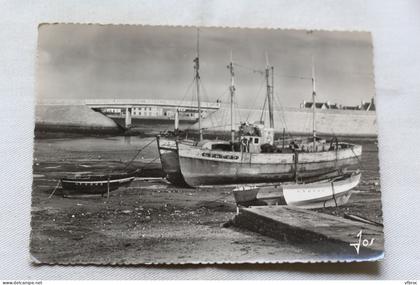 Cpm 1965, Guilvinec, le nouveau pont qui relie Guilvinec à Léchiaguat, Finistère 29