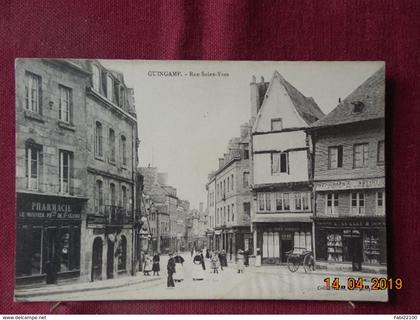CPA - Guingamp - Rue Saint-Yves
