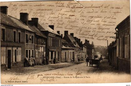 CPA GUISCARD - Route de St-QUENTIN a Paris (259790)