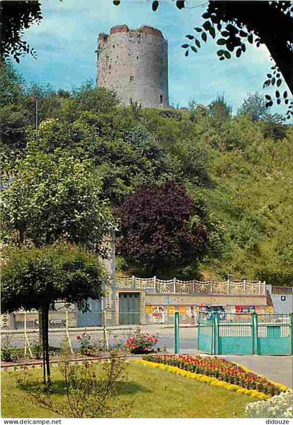 Carte Postale - 02 - Guise - La Tour de Guise vue du Square - Flamme Postale - CPM - Voir Scans Recto-Verso - Poscard -