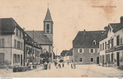 Habsheim - Kirche - Eglise - Hotel de la Couronne