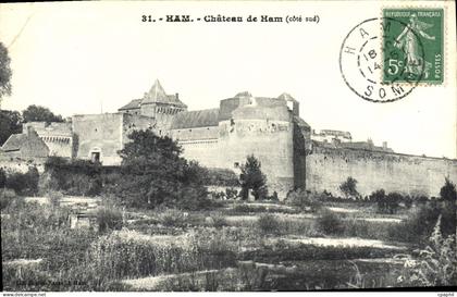 CPA Ham Chateau De Ham