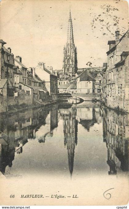 CPA Harfleur l'Eglise