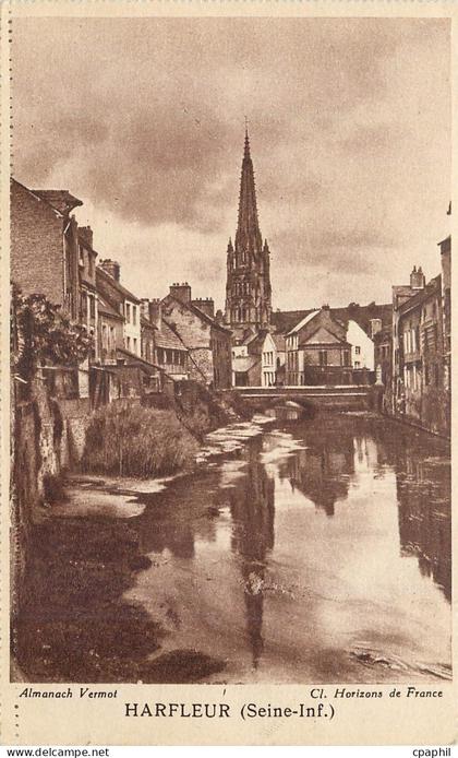 CPA Harfleur (Seine Inf) Almanach Vermot Horizons de France