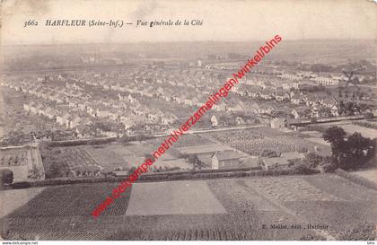 Vue générale de la Cité - Harfleur - (76) Seine Maritime