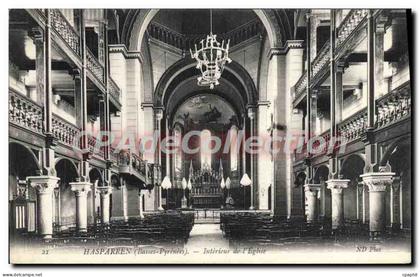 CPA Hasparren Interieur De I'Eglise
