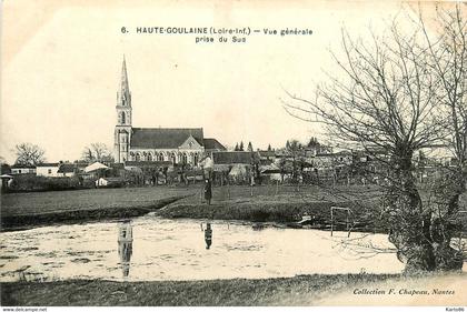 haute goulaine * vue générale du village , prise du sud
