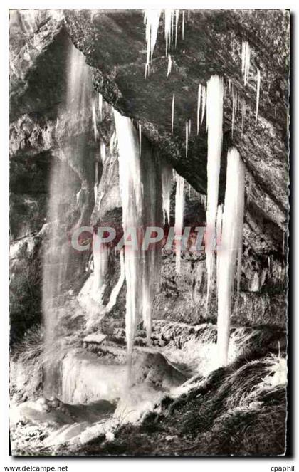 CPA Hauteville Lompnes Cascade de Charabotte en hiver