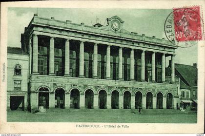 CPA Hazebrouck L'Hotel De Ville