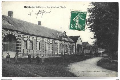 HEBECOURT - La Mairie et l'Ecole