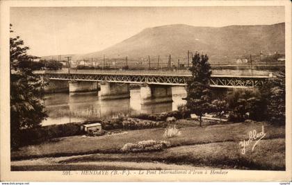 CPA Hendaye Le Pont International d'Irun a Hendaye
