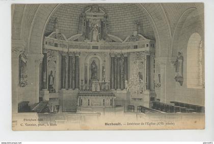 HERBAULT - Intérieur de l'Eglise