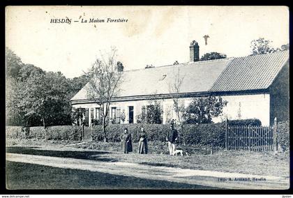 cpa du 62 Hesdin la Maison forestière   AVR21-01