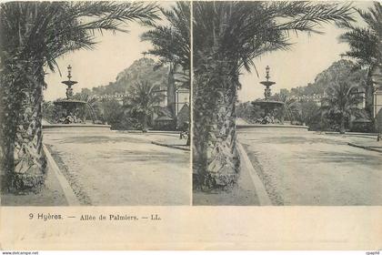 CPA Hyeres Allee de Palmiers
