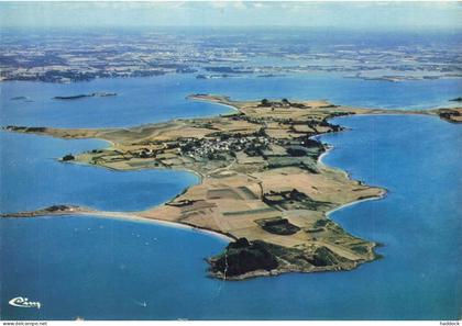 ILE D'ARZ : VUE GENERALE AERIENNE