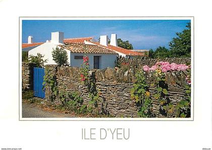 85 - Ile d'Yeu - Maison typique de l'Ile - Collection Lumière et refuge en haute mer - Flamme Postale de l'Ile d'Yeu - C