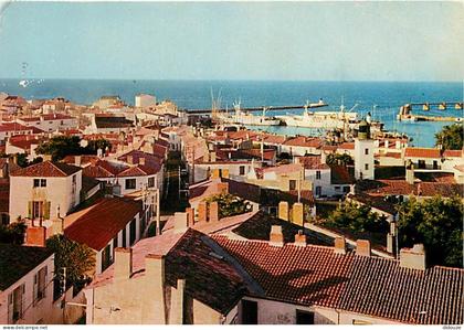 Carte Postale - 85 - Ile d'Yeu - Port Joinville - Vue panoramique - Bateaux - Flamme Postale de l'Ile d'Yeu - CPM - Voir