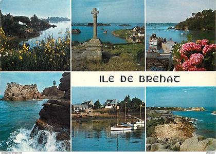 22 - Ile de Bréhat - Multivues - Flamme Postale de Bréhat - CPM - Voir Scans Recto-Verso