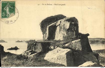 CPA Ile de Brehat Rochar Ganik