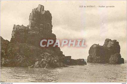 CPA Ile de Brehat Rocher pyramide
