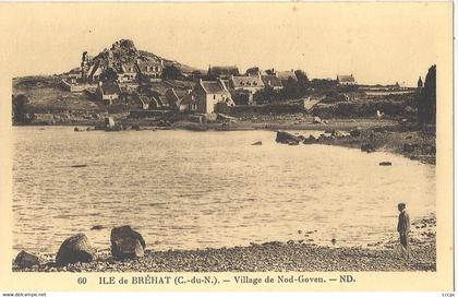 CPA Ile de Bréhat Village de Nod-Goven