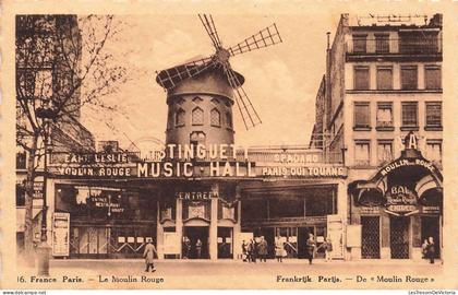 [-15%] FRANCE - Ile de France - Paris - Le moulin rouge - Animé - Carte postale ancienne