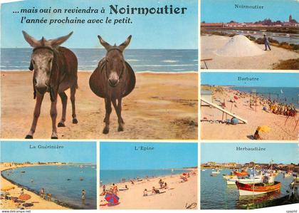 CPM Ile de Noirmoutier Vues des pays de l'Ile Barbatre Herbaudiere L'Epine La Gueriniere