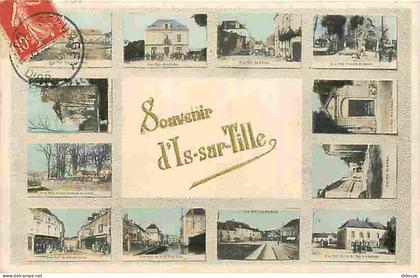 21 - Is sur Tille - Multivues - Colorisée - CPA - Voir Scans Recto-Verso